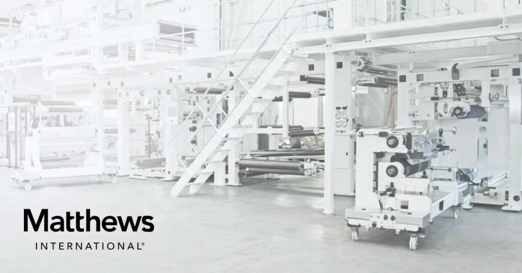 Matthews International 홈페이지 이미지 (출처: matw.com)